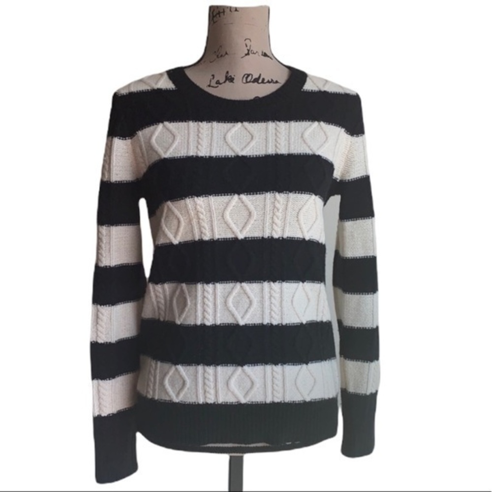 Madewell Wallace Lambswool striped sweater